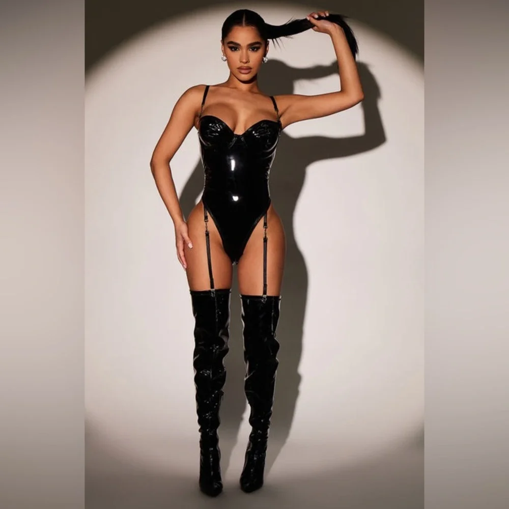 Fashion Nova After Dark Over the Knee Boots Size 9